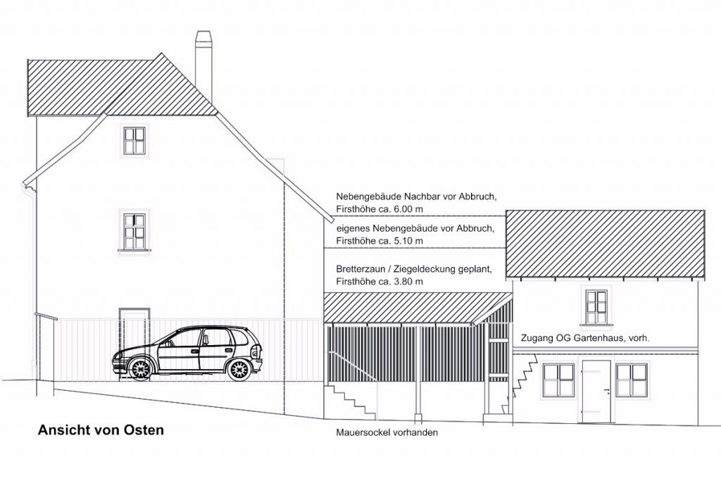 Sanierung Mittelgasse 15, Auszug Planungsunterlagen.