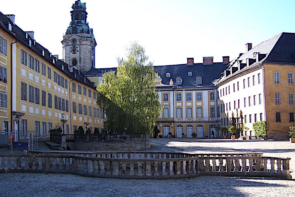 Heidecksburg Rudolstadt, Schlosshof.